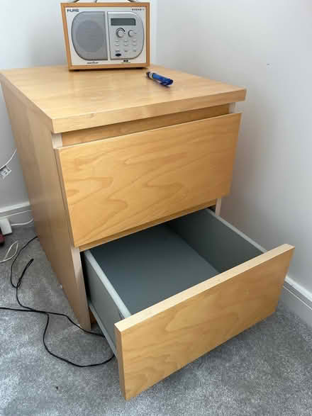 Photo of free 2 Ikea bedside tables (Charlton OX12) #1