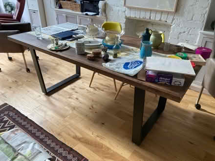 Photo of free Large dining table & matching bench (SW19) #1