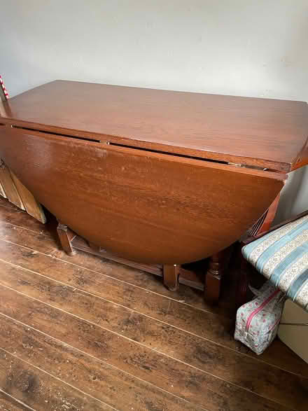 Photo of free Drop leaf dining table (Icknield Way, Letchworth) #2