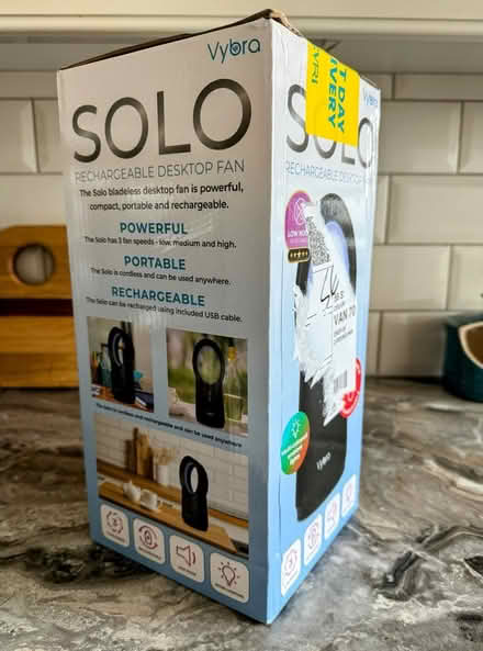 Photo of free Vybra Solo Rechargeable Desktop Fan (Didcot OX11) #3