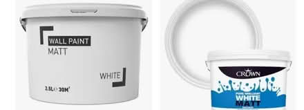 Photo of white emulsion paint (Aigburth L17) #1