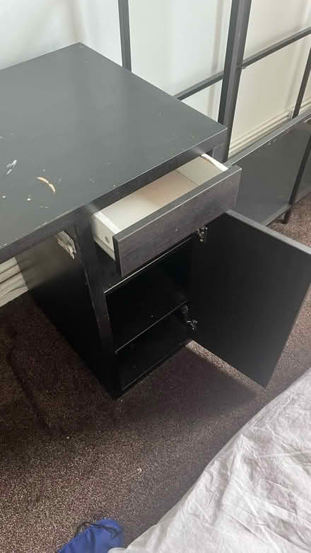 Photo of free Black desk (Leyton E10) #2