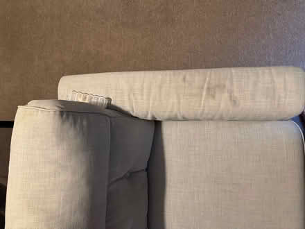 Photo of free IKEA 2 Seater Sofa and Pouffe (Hitchin) #3