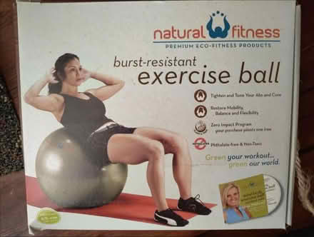 Photo of free Yoga ball and 2lb hand weights (Hatfield 19440) #1