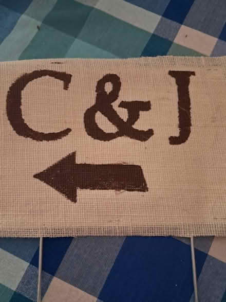 Photo of free Special event signs for "C&J" (Covington, WA near Kentwood HS) #2