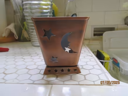 Photo of free Sturdy metal candle holder (Seattle - Greenlake) #2