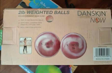 Photo of free Yoga ball and 2lb hand weights (Hatfield 19440) #2