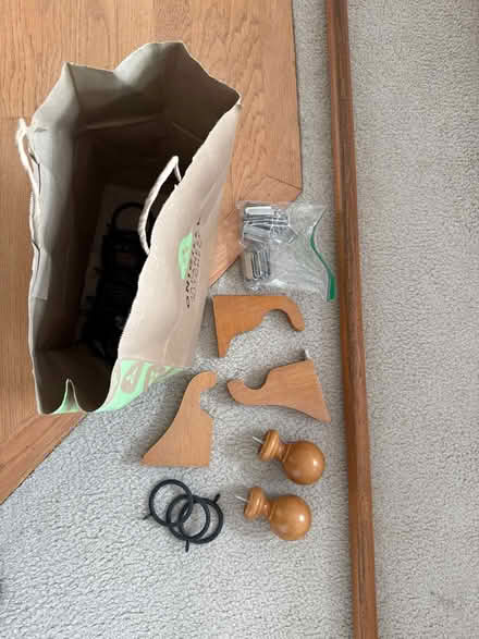 Photo of free All wood curtain rod (Emerald Hills) #1