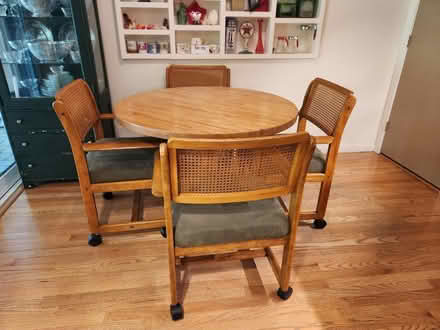 Photo of free 4 cane back chairs (Palm Harbor 34683 CR1 Tpa Rd) #1