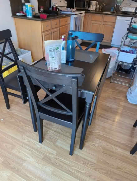 Photo of free Ikea dining table with 4 chairs (Sunnyvale) #2