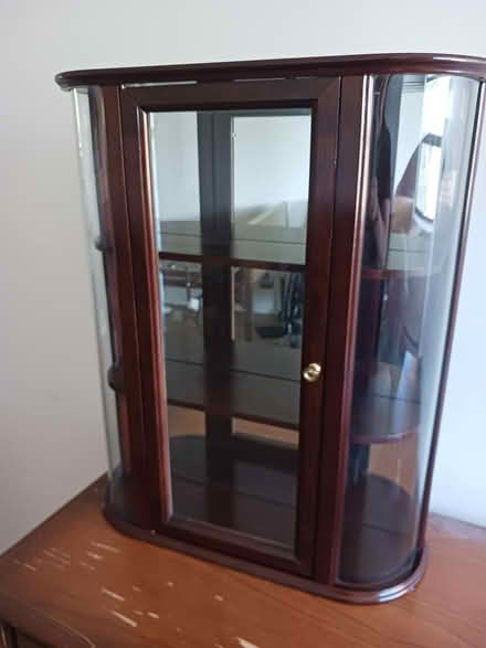 Photo of free Solid wood, mirrored curio cabinet (Baseline/Greenbank) #1