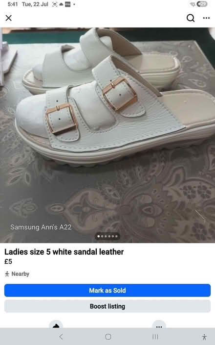 Photo of free Ladies sandals size 5. Brand new. (Crownhill MK8) #1
