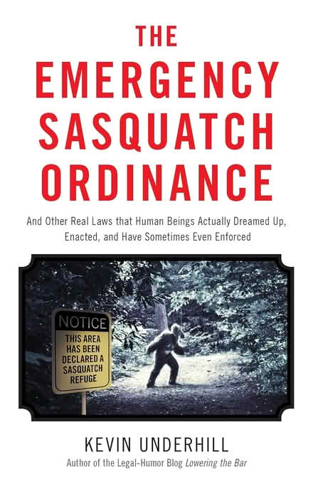 Photo of free Book: Emergency Sasquatch Ordinance (East Somerville) #1