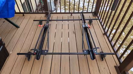 Photo of free Yakima round bars w/bike mounts (North of McIntosh Lake) #1