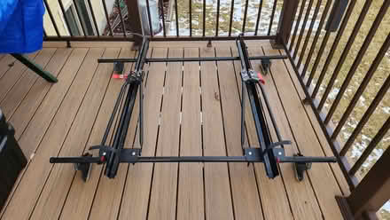 Photo of free Yakima round bars w/bike mounts (North of McIntosh Lake) #1