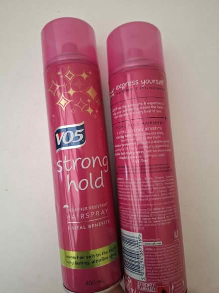 Photo of free Hairsprays (Nr Horlicks, Slough SL1) #1