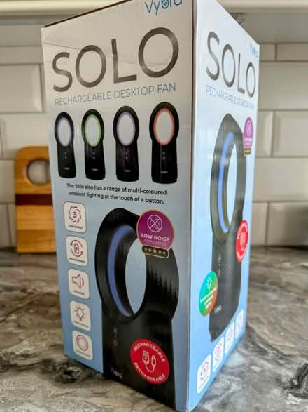 Photo of free Vybra Solo Rechargeable Desktop Fan (Didcot OX11) #2