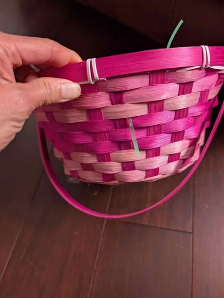 Photo of free Two baskets and large plastic eggs (Madeley Lane in Bowie) #1