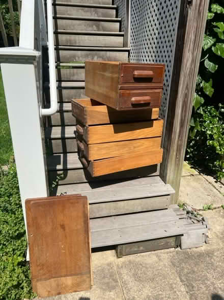 Photo of free Old Desk Parts (Huntingtown, Md.) #1
