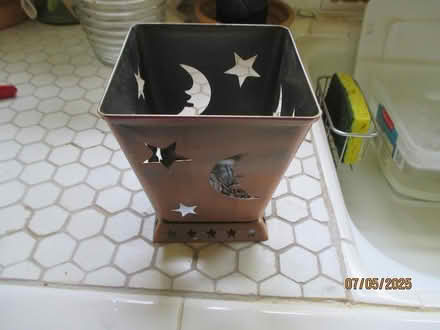 Photo of free Sturdy metal candle holder (Seattle - Greenlake) #1