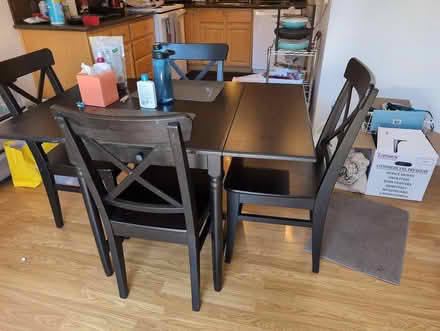Photo of free Ikea dining table with 4 chairs (Sunnyvale) #1