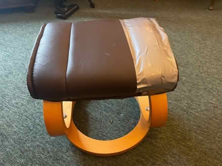 Photo of free Armchair and footstool (Llandrindod LD1) #3