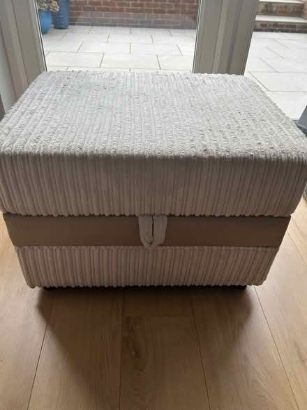 Photo of free Circular chair with matching pouffe stool. (New Greens AL3) #3