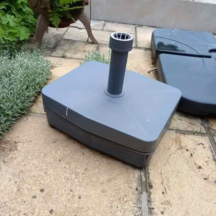 Photo of free patio umbrella base (Aylsham NR11) #1