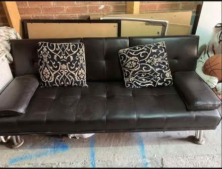 Photo of free leather type bed settee (Loughborough LE11) #1