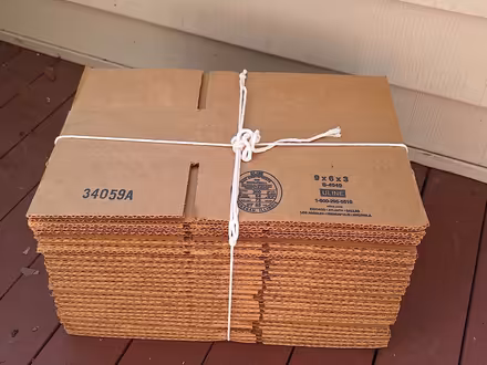 Photo of free 25 small boxes 9x6x3" -new (Davis/Teele Square area) #1