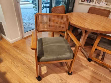 Photo of free 4 cane back chairs (Palm Harbor 34683 CR1 Tpa Rd) #2