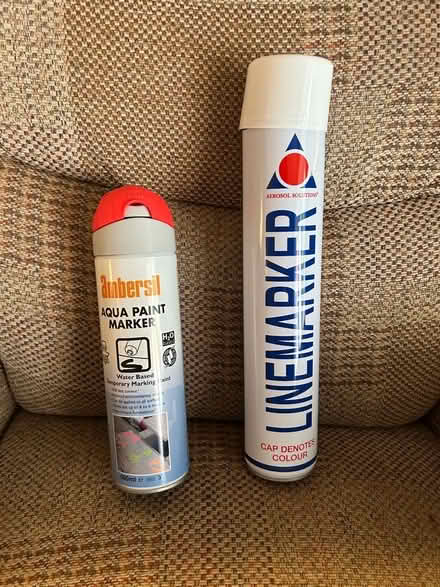 Photo of free Two cans of line marking paint. (Sileby LE12) #1