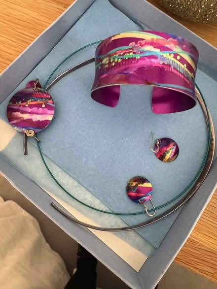 Photo of free Purple multicoloured Necklace, Bracelet and Earrings (Beaconsfield HP9) #1