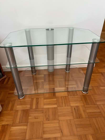 Photo of free Glass TV corner stand (The Grange Estate SG6) #3