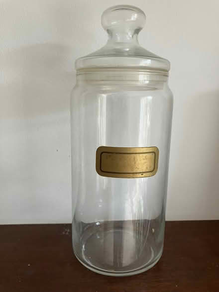 Photo of free Glass storage jar (Bisley Road GL5) #1