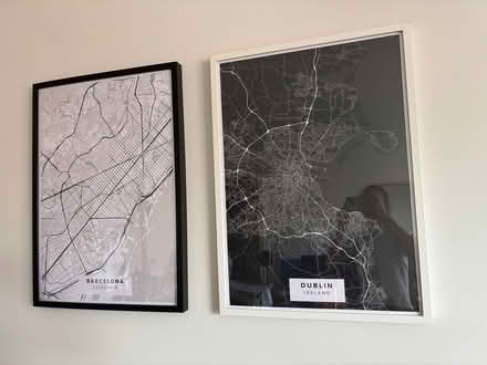 Photo of free Map prints of Dublin and Barcelona (Dublin 8) #1