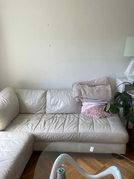 Photo of free Leather Sectional Couch (Mt Pleasant) #2