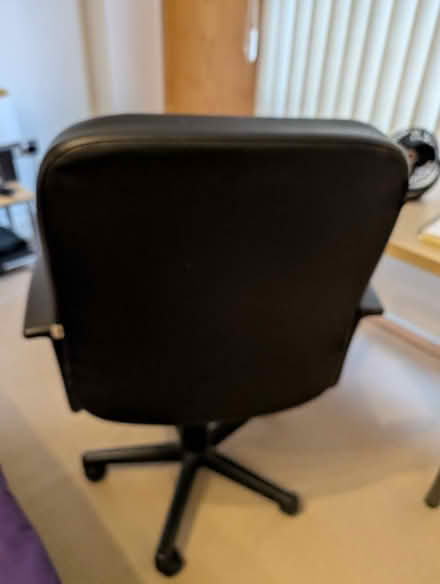 Photo of free Black Office chair (B16) #1