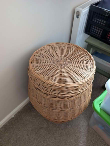 Photo of free Wicker laundry basket (Rothwell LS26) #1