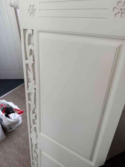 Photo of free White double headboard (Seacroft Leeds LS14) #1
