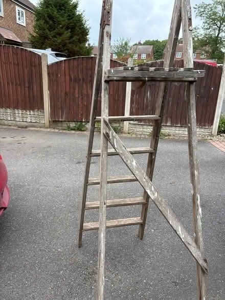 Photo of free Wooden ladder (Stanley DE7) #1
