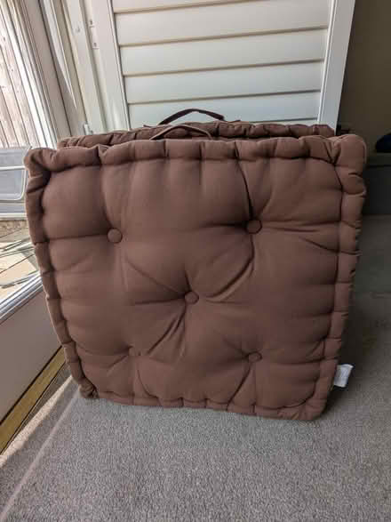 Photo of free 4x brown thick seat pads/cushions (Gosport PO12) #2