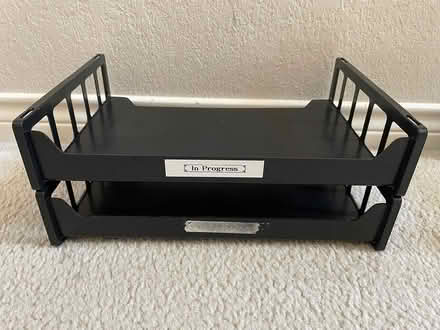 Photo of free Black organizer desk tray (West Plano) #1