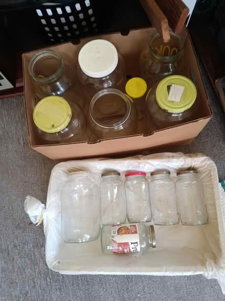 Photo of free Glass Jars (7800 Gentian Street) #1
