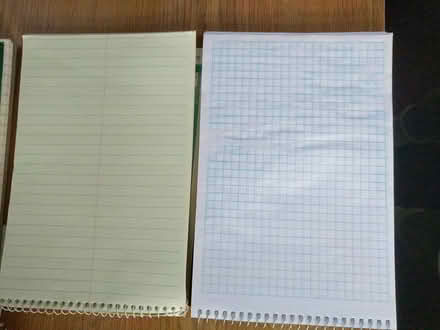 Photo of free 7 notebooks (lined or graph ruled) (Ann Arbor near Hillside Terr.) #2