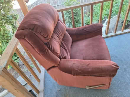 Photo of free Velvet recliner (South Lynnwood) #3