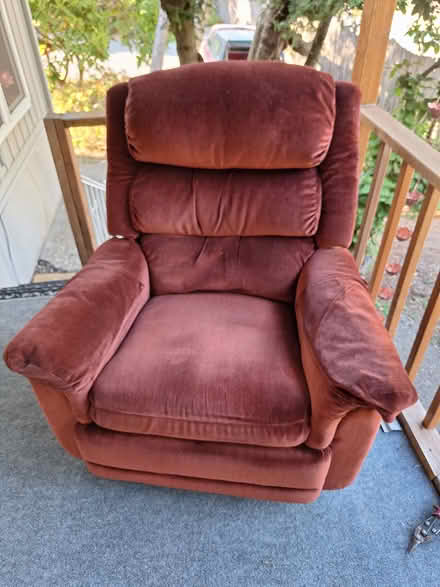 Photo of free Velvet recliner (South Lynnwood) #2