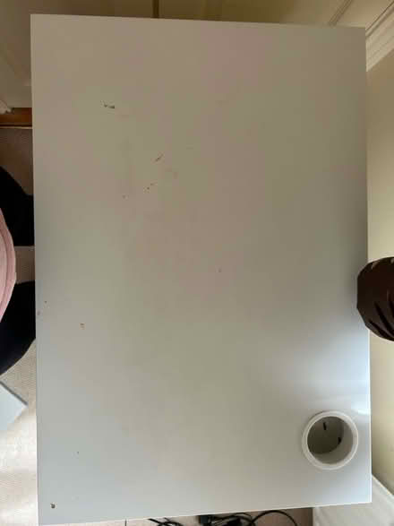 Photo of free Small white Ikea desk (The Gallops, Leopardstown) #2