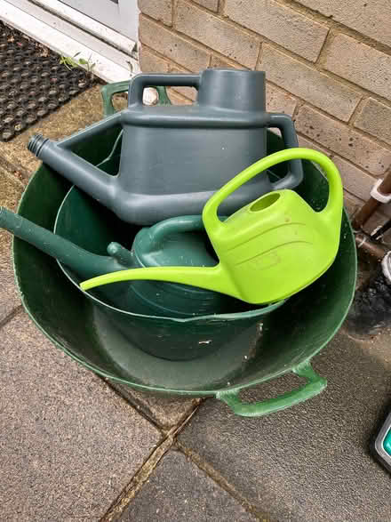 Photo of free Garden bins and watering cans (Knotty Green HP9) #1