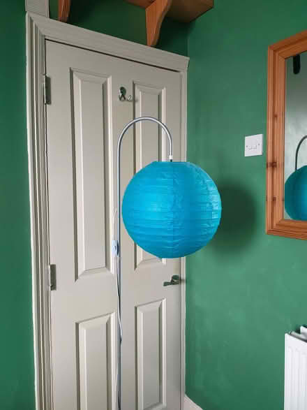 Photo of free Freestanding lamp blue (Milton PO4) #1